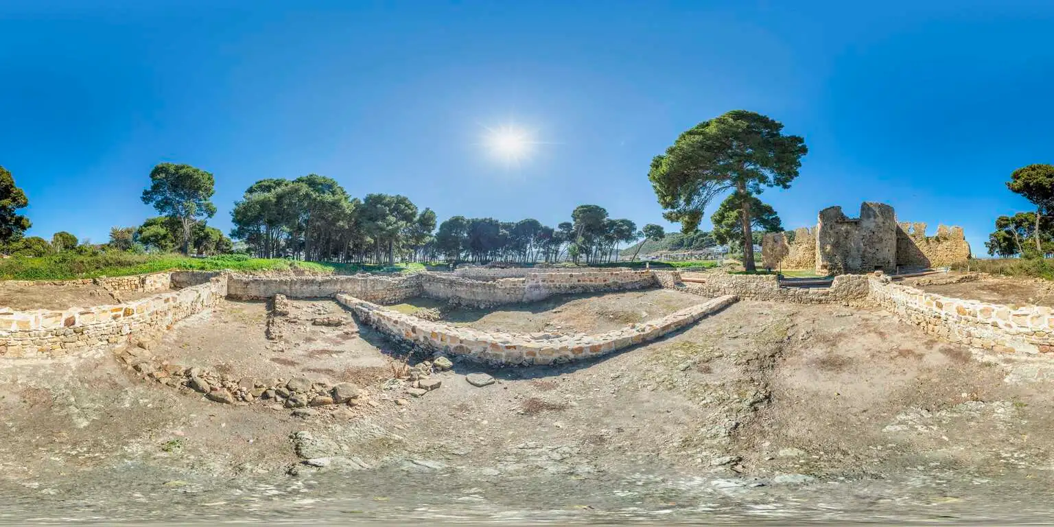 360° virtual tour of the Ksar Seghir archaeological site, Tangier-Tetouan region