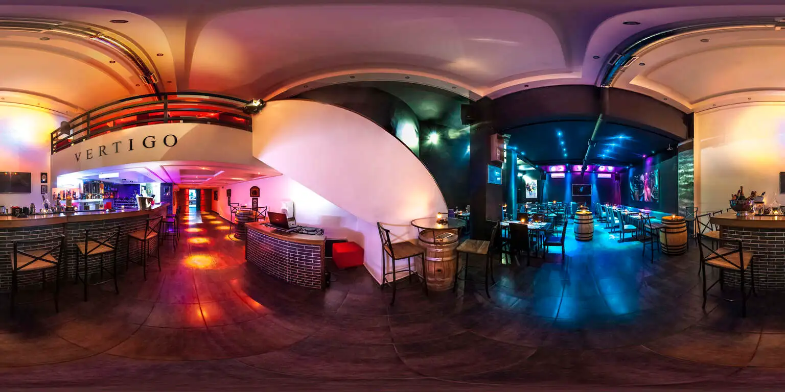 360° virtual tour of Le Vertigo restaurant in Rabat — panoramic view